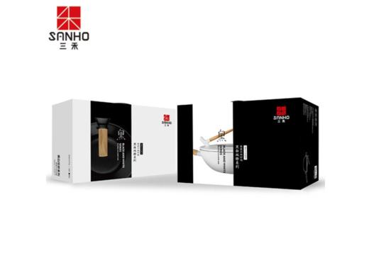 三禾炒锅 万物双生LC32T1黑 32cm 商品图1
