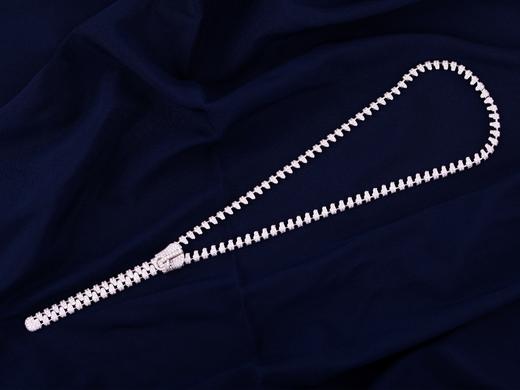 钻石拉链式项链 商品图0