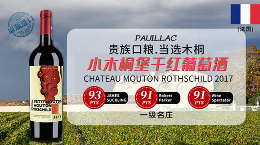 【法国】小木桐堡干红葡萄酒2019/2017年 商品图0