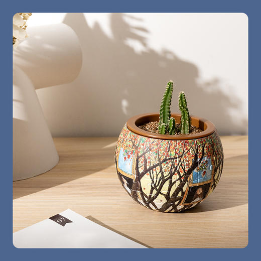 【折扣商品 不退不换】80片 盆栽拼图 K1062 向左走·向右走-枫叶变红那天 商品图2