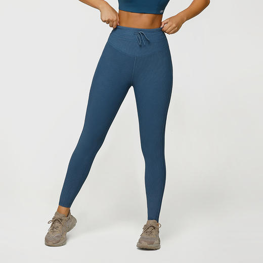 【清仓秒】澳洲Lorna Jane 高腰螺纹亲肤瑜伽紧身九分裤Pace 112117（清仓产品，收货7天内支持调货、不退款） 商品图0