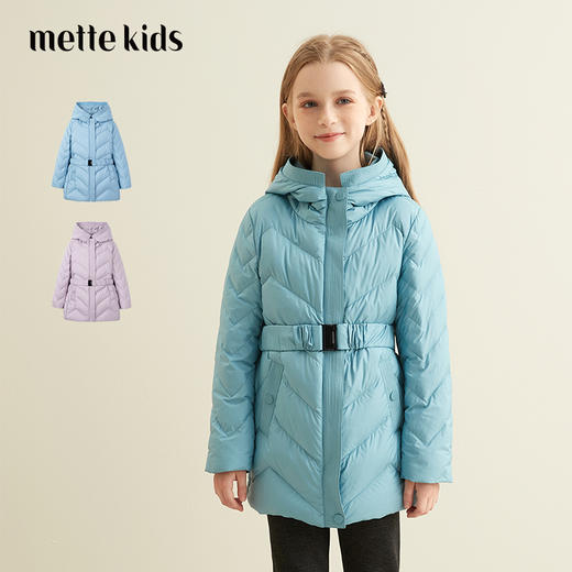 【童装连帽羽绒服】21年秋冬新品90白鹅绒羽绒服连帽保暖外套 商品图0