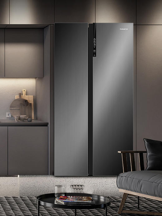 【黑钛】卡萨帝639L大容量风冷无霜对开双门一级变频家用电冰箱 商品图3