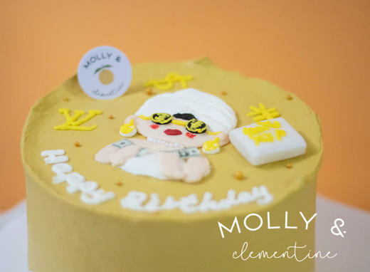 小富婆手绘蛋糕（提前一天预定/配送当日无法退订退款） 商品图2