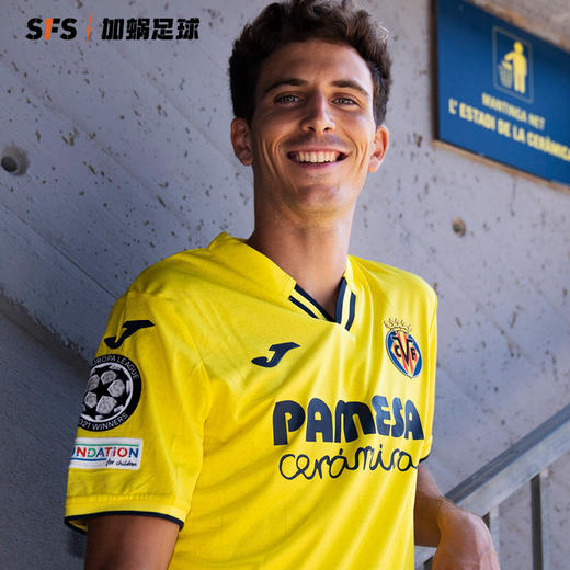 【球员版全套】SFS荷马JOMA正品21-22比利亚雷亚尔主场球员版球衣短袖足球服3116FPB113 商品图2