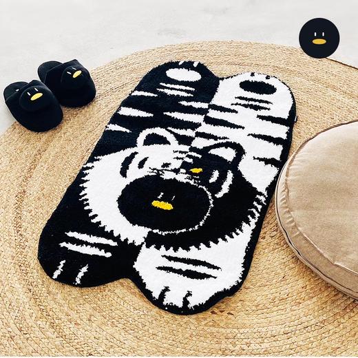 怪奇鹅黑白虎地毯 商品图1