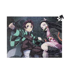 150片 迷你拼图 塑料拼图 P1466 鬼灭之刃-炭治郎&祢豆子