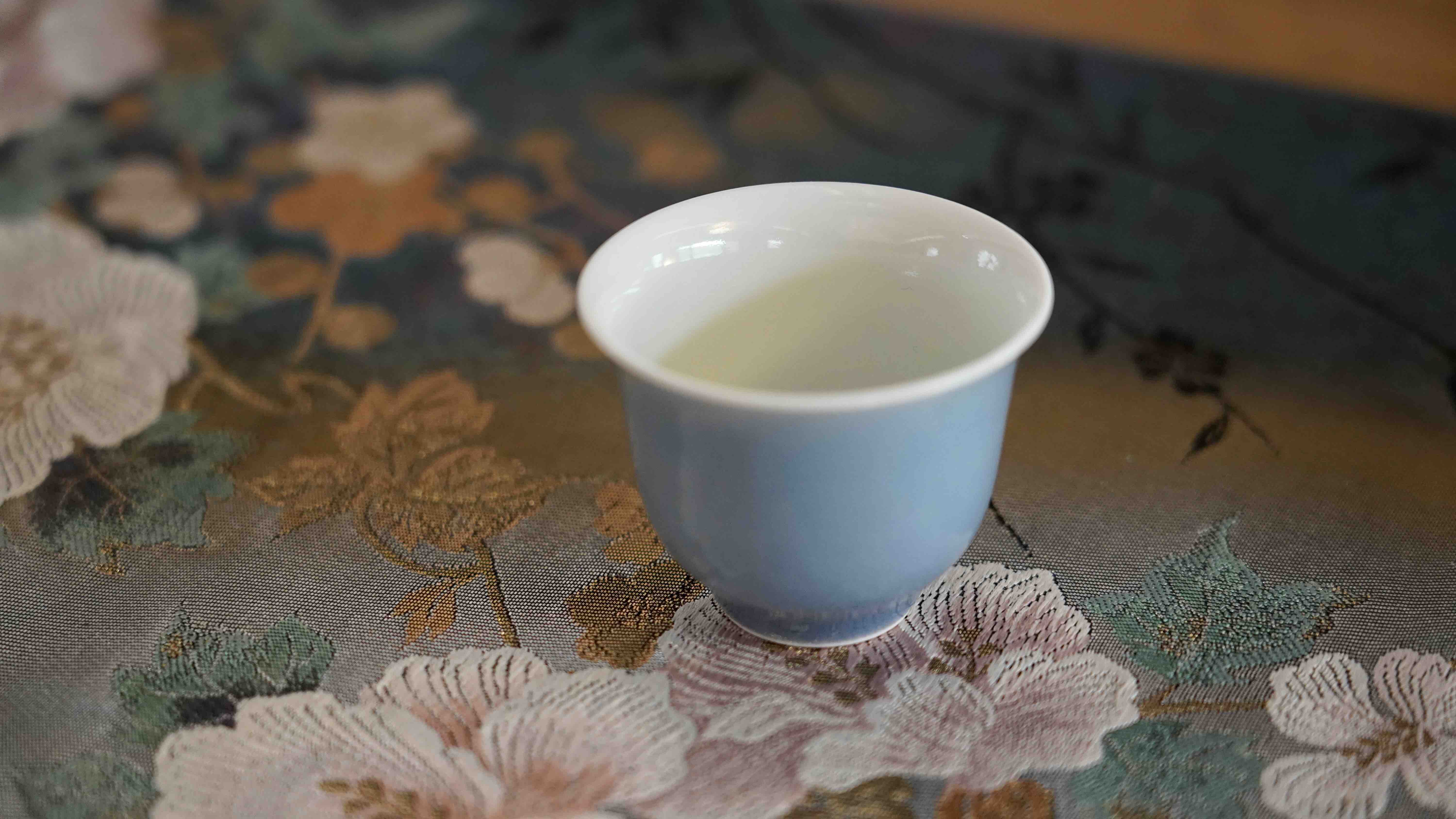 柴烧天蓝个人杯