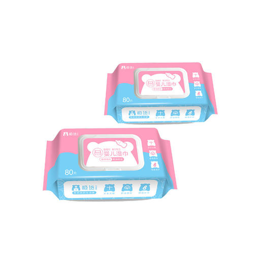 极货婴儿80片湿巾 商品图0