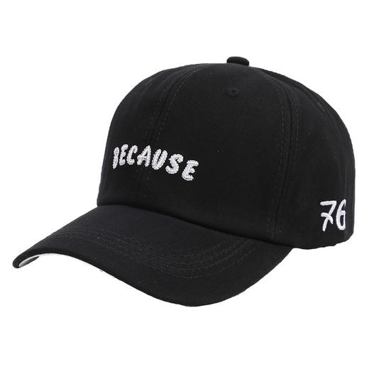 【时尚百搭男女棒球帽】潮流帽子女字母刺绣棒球帽韩版时尚百搭鸭舌帽学生情侣街头遮阳帽男潮 商品图4