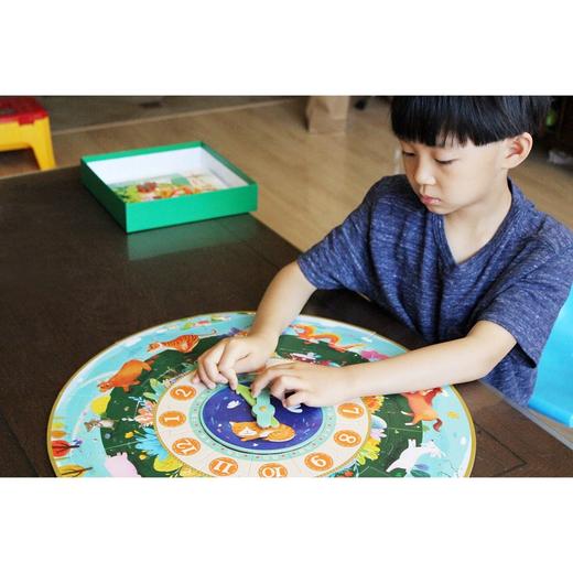 十二生肖时钟大拼图 3岁+  25片大片拼图+1本生肖故事绘本 培养孩子时间观念 规划时间 商品图6