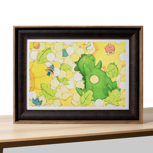 600片 平面拼图 塑料拼图 H2459 杨佩琪- 小恐龙的星月湾 商品图2