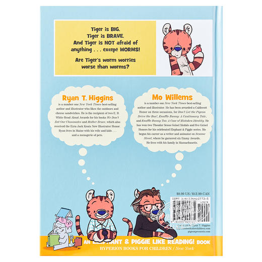【中商原版】Elephant & Piggie小猪小象爱阅读系列 虫子呢！？What About Worms!? 莫威廉姆斯 Mo Willems 英文原版 儿童绘本 商品图1