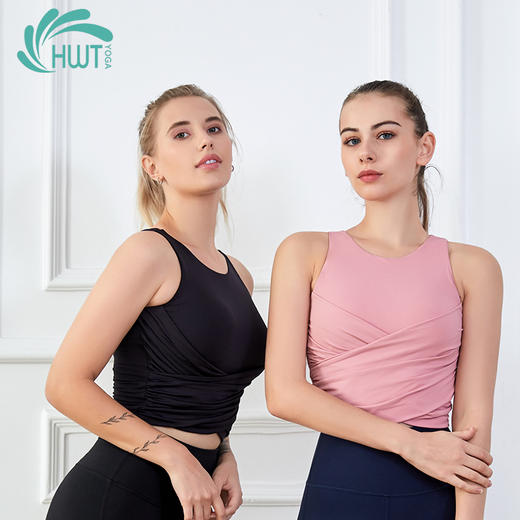 HaWaTa哈瓦塔瑜伽美腰背心修身健身背心夏季瑜伽服薄款 商品图3