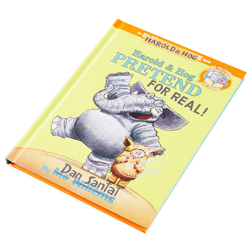 【中商原版】Elephant Piggie小猪小象爱阅读系列：哈罗德和猪假装是真的! Harold & Hog Pretend For Real! 英文原版 儿童绘本 商品图2