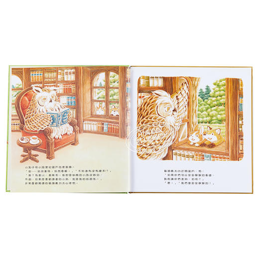 【中商原版】福泽由美子 森林图书馆 港台原版 台湾东方 精装童书绘本 青少年文学 图画书 生活教育 3-8岁 商品图4