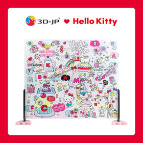 【折扣商品 不退不换】120片 儿童拼图 平面拼图 T1074 Hello Kitty 甜甜快乐市集