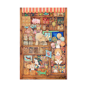 【折扣商品 不退不换】600片 平面拼图 塑料拼图 H2428 棉花狮- 犀牛小铺