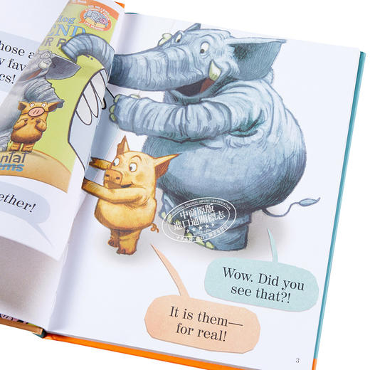 【中商原版】Elephant Piggie小猪小象爱阅读系列：哈罗德和猪假装是真的! Harold & Hog Pretend For Real! 英文原版 儿童绘本 商品图3
