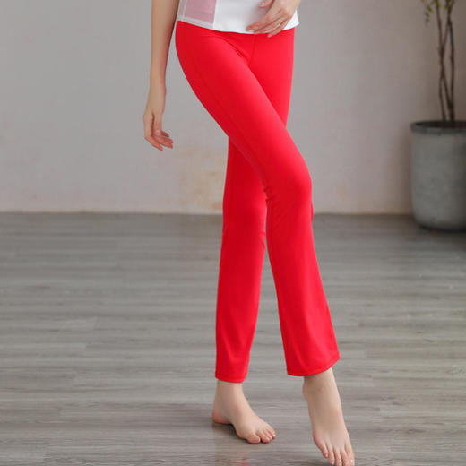 LUM99021露檬瑜伽新款瑜伽长裤直筒裤双面磨毛 商品图6