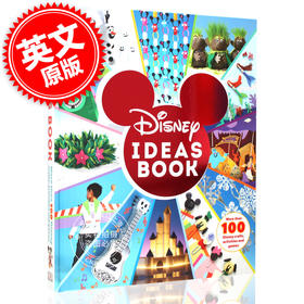 现货 DK 迪士尼创意之书 英文原版 Disney Ideas Book 精装 100多个迪士尼创意工艺品互动活动与游戏游艺项目 文创创意