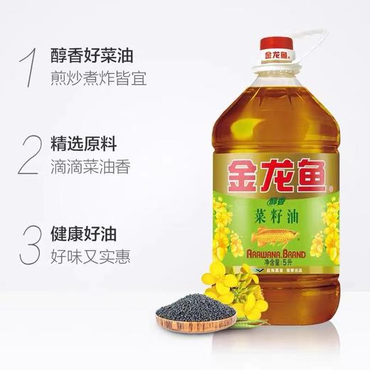 金龍魚純香菜籽油5l2桶