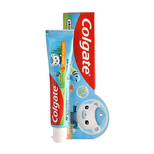 高露洁儿童牙膏2-5岁呵护乳牙清新香橙草莓牙膏40g含氟 商品图3