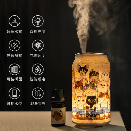 【折扣商品 】香薰机系列 CD1011 瓜几拉- 猫咪毕业照-精油为临期商品 商品图2