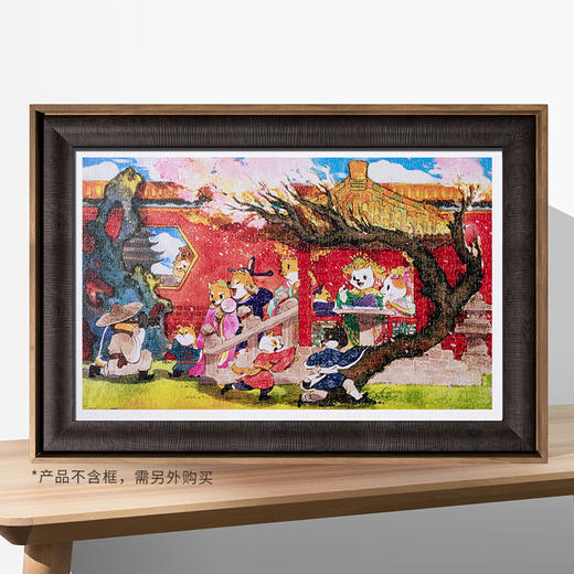 【折扣商品 不退不换】1000片 平面拼图 塑料拼图 H2465 三白蝉- 春日烂漫 商品图3