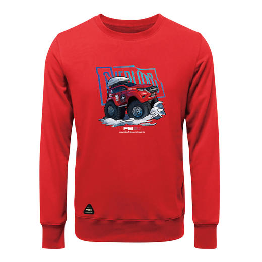 FBLIFE卡通效果霸道越野车印花男青年圆领长袖卫衣合体版型秋冬打底衫 NMT-1726 商品图3