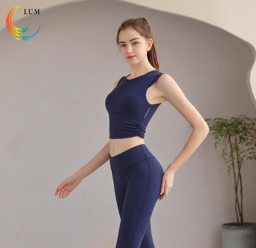 LUM39863露檬瑜伽运动背心双面磨毛面料（含胸垫） 商品图4