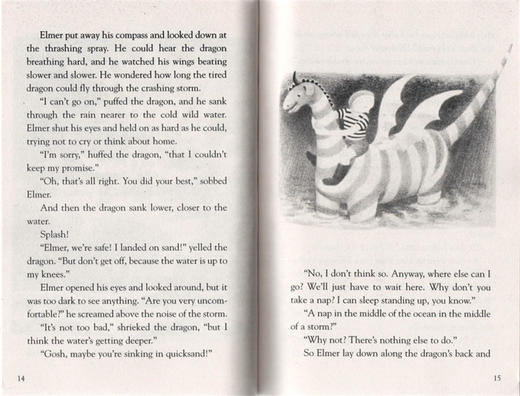 我爸爸的小飞龙2 英文原版小说 Elmer and the Dragon 纽伯瑞银奖 中小学英语课外阅读书籍 桥梁章节书 商品图1