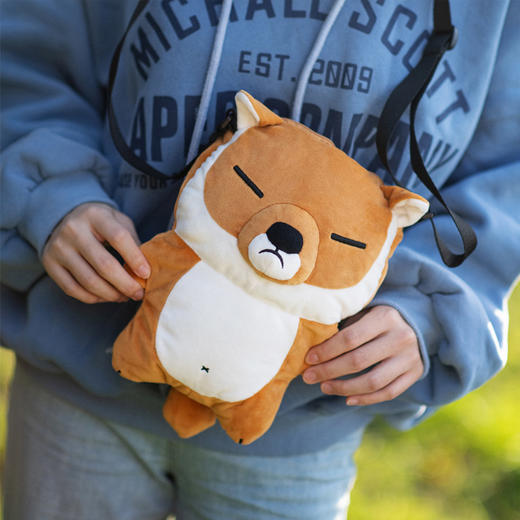 博物文创 藏狐毛绒背包 可爱系 藏狐表情 背包 萌物 生日礼物 商品图2