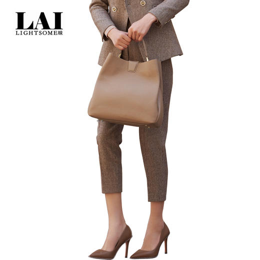 LAI睐复古时髦微型千鸟格纹微松显瘦王牌裤620038 商品图0