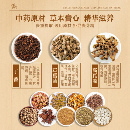 【穴位推拿】肠胃穴位贴护胃养身胃寒胀气润肠养胃食欲大开中药原材草本膏芯6贴/盒 商品图3