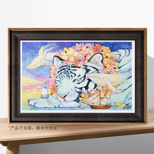 【折扣商品 不退不换】1000片 平面拼图 塑料拼图 H2366 棉花狮- 灯塔守护神 商品图4