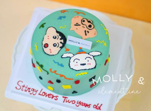 蜡笔小新手绘蛋糕（提前一天预定） 商品图0