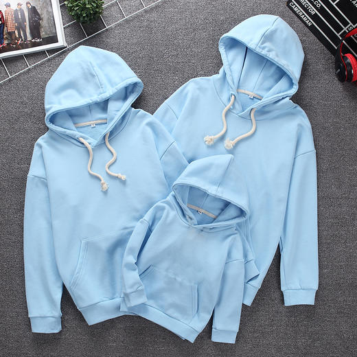 裁缝学苑QZ27亲子装落肩袖连帽卫衣纸样男装服装打版裁剪图纸样板 商品图0