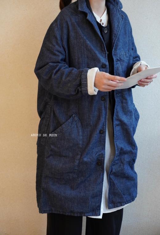 Au garcons牛仔色长外套 商品图0