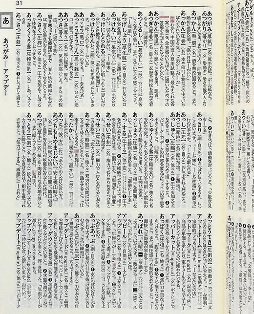 【中商原版】旺文社标准日语国语辞典 第8版 日文原版 旺文社標準国語辞典 第八版 森山卓郎 商品图8