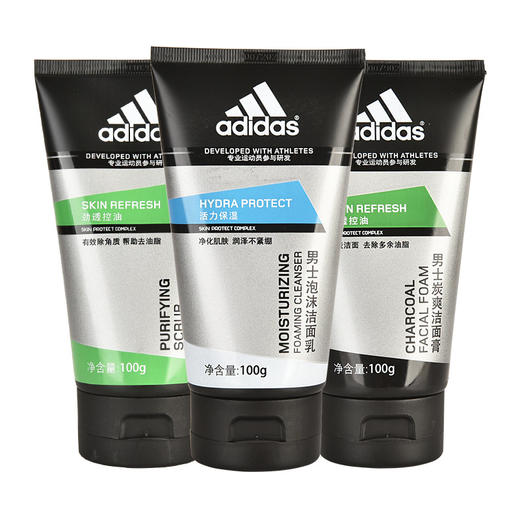 阿迪达斯男士洗面奶100g清洁炭爽洁面乳学生 商品图4