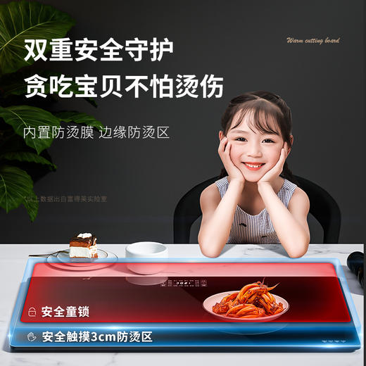 德国富得莱饭菜保温板热菜板家用暖菜板热菜神器加热暖菜盘保温桌面 商品图1