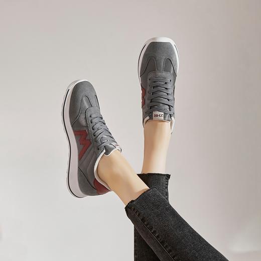 ZHR运动鞋女百搭休闲ins潮老爹鞋休闲鞋平底跑步鞋 商品图11