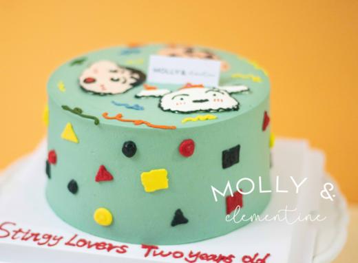 蜡笔小新手绘蛋糕（提前一天预定） 商品图2