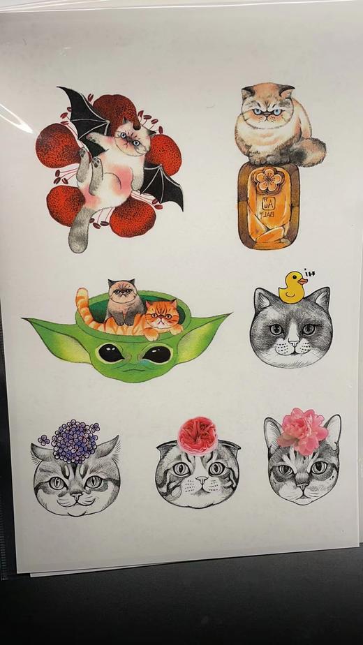 FallingCat『 纹身贴』 猫款 商品图0