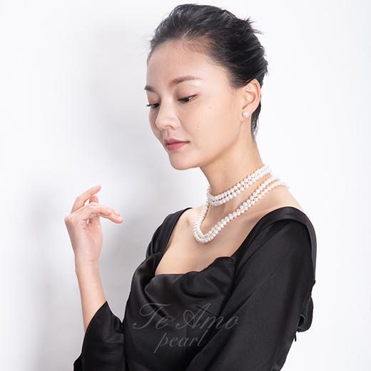 【玉洁 】 淡水珍珠长项链/经典作品 商品图3