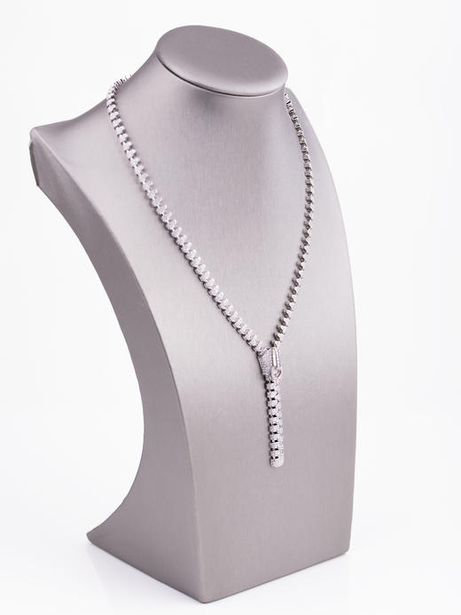 钻石拉链式项链 商品图4