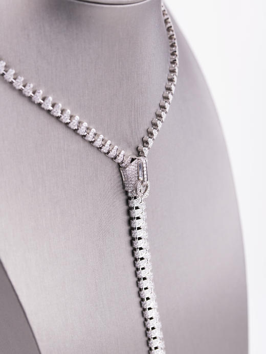 钻石拉链式项链 商品图8