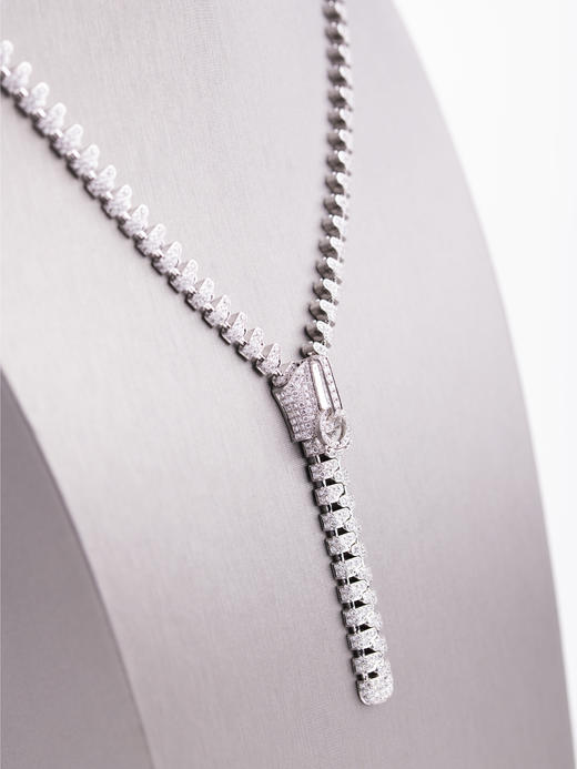 钻石拉链式项链 商品图5