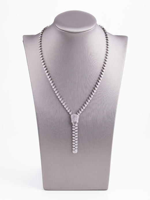 钻石拉链式项链 商品图3